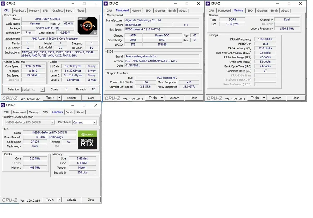 5600x 3070ti 고성능컴퓨터셋 팝니다